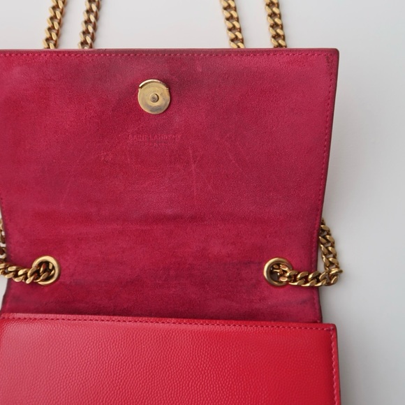 Saint Laurent Kate Chain Bag In Grain De Poudre Embossed Leather - Picture 7 of 7